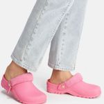 Coach petunia pink Lola Clogs. Size 7. Rubber, fabric and leather upper Photo 0