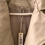 Max Studio Washed Faux Leather Moto Jacket Size XS Photo 2