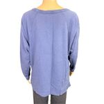 Old Navy  Womens T Shirt Top Casual Lightweight High Low Long Sleeve Blue Small Photo 3
