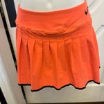 Nike Court Pleated Tennis Skirt Skort Coral Pink Black Medium Dri-FIT Photo 1