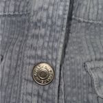 ZARA light blue corduroy ribbed Denim jacket Photo 4