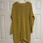 Free People  Beach Yellow Knit Sheer Dress Photo 2