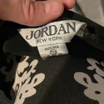 Jordan NEW YORK Black 100% Silk 3/4 Silk Blouse Size 9/10 Photo 5