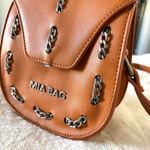 Tan Leather Crossbody Brown Photo 6