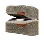 Toms  100910 shoes wool lined purple plaid ankle booties tie up womens size 5.5 Photo 4