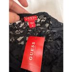Guess  Black Lace Bodysuit Women’s Size M Spaghetti Strap Floral Lace Top NWT Photo 7