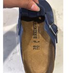 Birkenstock Boston Suede Embossed - Corduroy Indigo size 38 narrow minimalist Photo 7