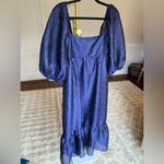 Anthropologie NWT  Romantic Dress Puff Sleeve Cottagecore Wedding Date Spring Photo 2