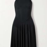 SKIMS Milky Sheer High Neck Midi Dress - Obsidian, Size Small, $148 Photo 1