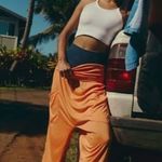 NWOT Movement X Free People Victory Harem Pants Orange Photo 3