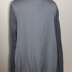 Covington open front cardigan sweater M gray cascade draped lightweight long Photo 2