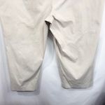 Lane Bryant Plus Size 28 Capri Pants Cream Trousers Pockets Stretch White 461 Photo 5