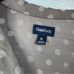 GapBody Satin Pajama Set Cashmere Dot Print Size Xlarge Brown Photo 6