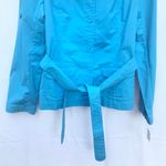 Talbots NWT 10 Women’s Jacket Coat Outerwear Blue Stretch Buttons Photo 2