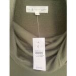 Lou & grey  For LOFT Olive Green Cowl Neck Long Sleeve Dress Sz L NWT Photo 3