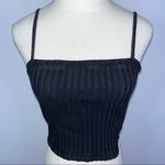 Urban Outfitters // PROJECT SOCIAL T Black Ribbed Crop Top Tank Medium Photo 2
