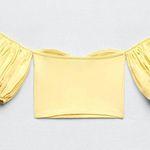 ZARA Puff Sleeve Top Photo 2