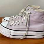 Converse  Chuck Taylor All Star Lift Platform Seasonal Pale Amethyst Sneaker Shoe Photo 0