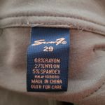 Seven7 NWOT  Olive Green Cargo Cuffed Knit Pant Size 29 Note Measurements Photo 6