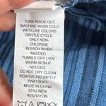 Indigo Rein Blue Linen Blend Belted Split Hem Wide Leg Pants Size Large Photo 6