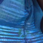 Keren Hart M Button Jacket Floral Bright Pattern Bold Artsy Pink Blue Textured Size M Photo 6