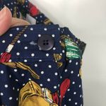 Pendleton Vintage Midi Skirt Polka Dot Sunglass Lipstick Makeup Print Womens 16 Photo 4