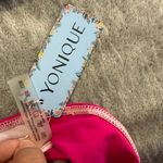 Yonique Twist Front Tummy Control Full Coverage Swimsuit, Pink Floral, 22W Photo 2