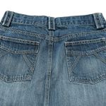 Old Navy Vintage 2000s Ultra Low Rise Denim Micro Mini Skirt Y2K Grunge Size 6 Photo 6
