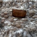 POL  Chunky Knit Falling Shoulders Bell Sleeve Sweater, Sz L Photo 11