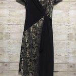 Custom asymmetrical metallic paisley special occasion formal cocktail dress 10 Photo 1