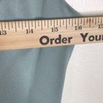 David's Bridal David’s bridals womans dusty sage long spaghetti v neck formal bridesmaid dress Photo 5