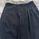 Babaton Aritzia Black faux wrap Triacetate midi skirt, size 8 minimalist luxury Photo 7