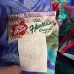 Hilo Hattie Vintage Tropical Floral Hawaiian Dress XS Blue Photo 6