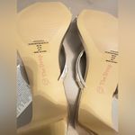 NWT THE DROP Women's Avery Square Toe Two Strap High Heeled Sandal Size 9 Gold Photo 11