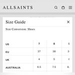 ALLSAINTS Boot Darcy Pointed Toe Ankle Leather Heeled Cutout Red Snake 38 NIB Photo 8