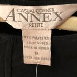 Pullover Black Jumper Dress w/Pockets Size 8P Photo 6