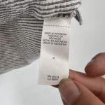 Lucky Brand  Women’s Off Shoulder Striped Gauzy Peasant Top Medium Black White‎ Photo 6