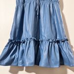 Olivia James The Label Tinsley Faux Leather Dress in Topaz Leather Photo 3