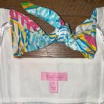 Lilly Pulitzer  Franco Dress in You Gotta Regatta Ruffle Back Tie Strapless Dress Photo 13