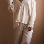 Free People Dreamy Days Pajamas in Ivory Size Medium Photo 0