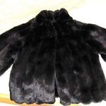Forever 21 Black Faux Fur Coat Photo 0
