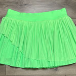 Lululemon Tiered Pleats High-Rise Tennis Skirt Pistachio Green Size 12 Photo 0