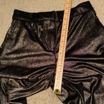 Joie  Coated Metallic Gold Wide Leg Dress Pants Size 6 Trousers‎ Metallic Photo 8