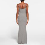 SKIMS SOFT LOUNGE LONG SLIP DRESS, HEATHER GREY, SIZE X-Small , $80 Photo 3