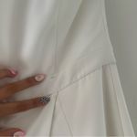 White House | Black Market Convertible Strapless Split-Leg Jumpsuit White Size 8 Photo 5