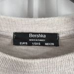 Bershka ‎ Oatmeal Rib Knit Cropped Sweater Small Photo 3