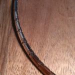 Omega Cross Pattern Collar Ion Plated Rose Gold Over Stainless Steel Necklace Photo 7