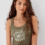 American Eagle NWT  Graphic True Tank Olive Green Graphic Tank Top size small Photo 0