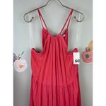 SO  Halter Coral Maxi Dress - Size - Medium Photo 4