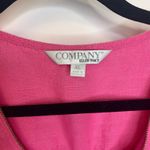 Ellen Tracy Pink Linen Gold Buttons Zipper Sz XL Photo 8